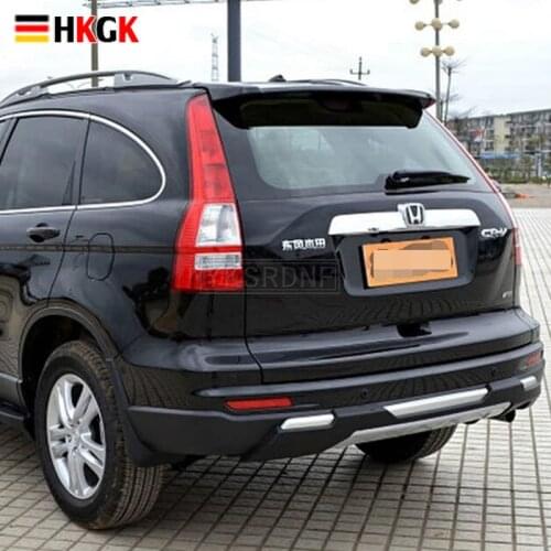 For Honda CR-V CRV 2007 2008 2009 2010 2011 Car Decoration ABS Plastic Paint Painting Color Rear Trunk Roof Spoiler