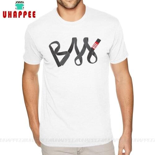 Sport BJJ Brazilian Jiu Jitsu By Black Belt Judo Shirt Mens Personalized Short Sleeved Soft Cotton White O-neck Tee