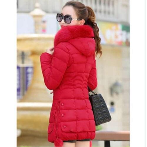 Hot Sale Winter Cotton-Padded Jacket Female Coat Down Cotton-Padded Clothes Women Thick Cotton-Padded Girl Slim Outwear Parka106