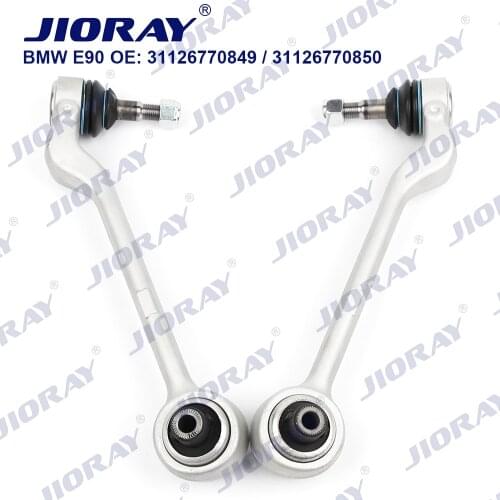 JIORAY Pair Front Suspension Control Arm Straight For BMW 1/3 Series E90 E91 E92 E93 E81 E82 E88 X1 E84 31126770849 31126770850