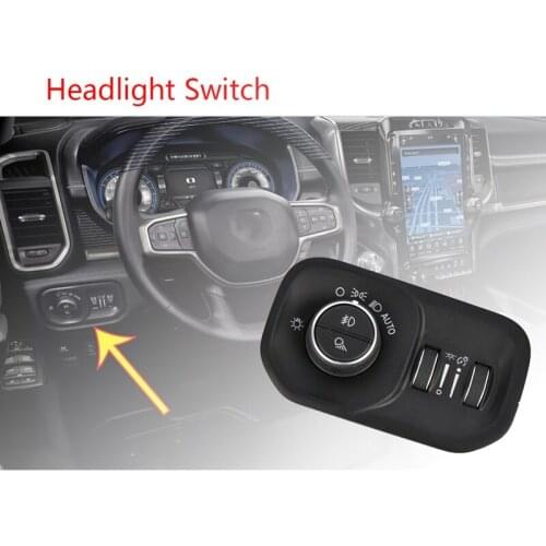 Car HeadLight Button Switch Light Control Switch for Dodge RAM 1500 2500 3500 68156061AD