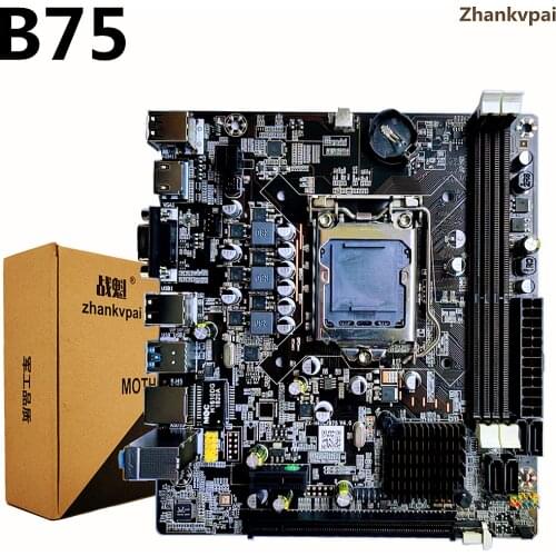 B75 LGA 1155 Motherboard Set With Intel Core I5 3470CPU SATA III USB 3.0 VGA Computer motherboard combo