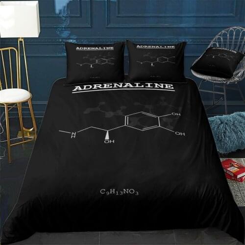Adrenaline Quilt Cover Pillowcase 3Piece Comforter Bedding Set With Pillow Case Single Double Duvet Cover Home Decora