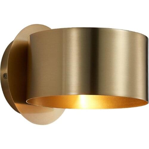 Nordice crystal wall lights stone led bedroom light bedroom bedside corridor wall lamp lampara pared home deco wall lamp