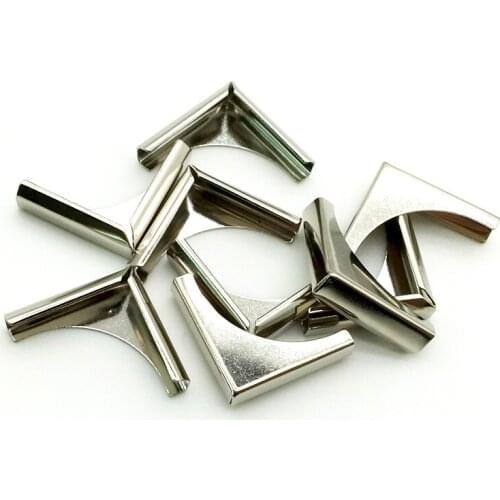 50PCS 20X20X6mm Metal Silver Corners For Books Scrapbooking Photo Albums Menus Corner Protectors Metal Crafts DIY Ornament SC093