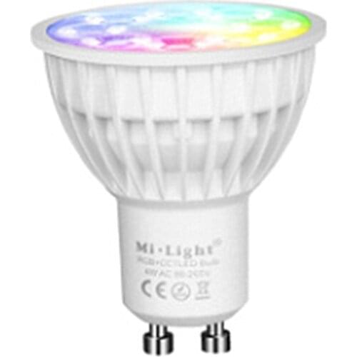 MILIGHT 4W GU10 RGB+CCT LED Spotlight light bulb FUT103