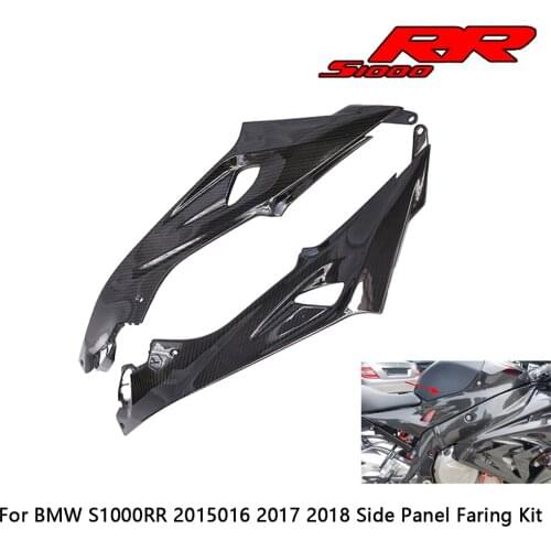 Motorcycle For BMW Model ABS Material Carbon Fiber Fuel Tank Side Panels Fuel Tank Left And Right Small Panels S1000RR 2015-2018
