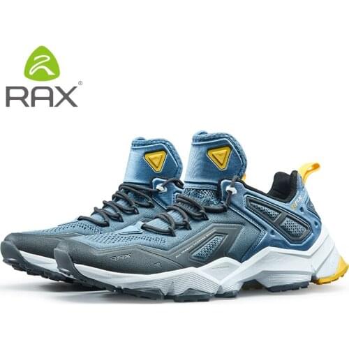 Rax Mens trekking shoes Womens army green trekking boots Breathable mountain climbing camping outdoor sports hunting walking s