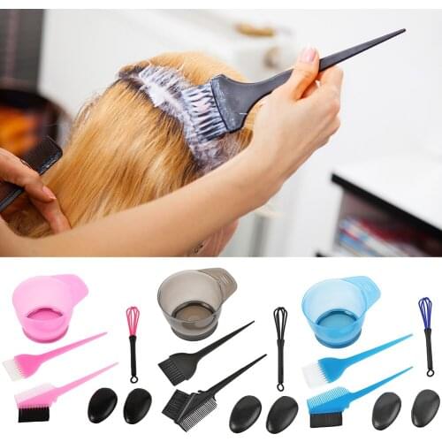 Coloring Tint Tools Styling Kit 5pcs Hair Dye Mixing Bowl Brushes Ear Shield Set Dye Hair Styling Tool Accessories