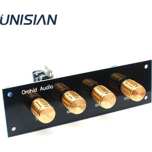 UNISIAN NE5532 tone board panel Line extended potentiometer Fixed chassis panel board for home amplfier case