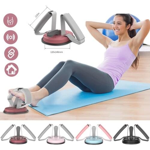 Muscle Training Sit Up Bars Aid Weight Loss Belly Fitness Equipment Strength Home Gym Self-Suction Situp Assist Bar Stand