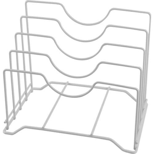 Punch-Free Door Back Type Pot Cover Rack Kitchen Cutting Board Drain Rack Storage Rack