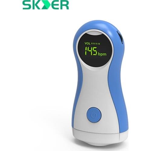 No Radiation Ultrasound Fetal Doppler Detector Baby Heartbeat Pregnant Pregnancy Heart Rate Monitor Pocket 2.0MHz Home Portable