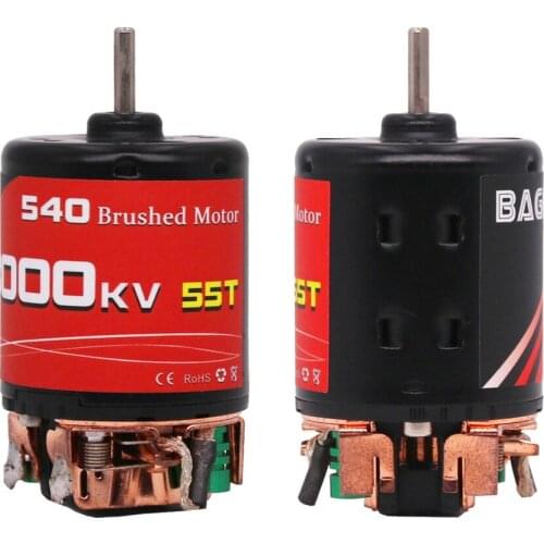 Waterproof 8000KV Brushed Motor 60A Brushed ESC Regulator With Cooling Fan for RC Cars Buggy Truggy Truck Part