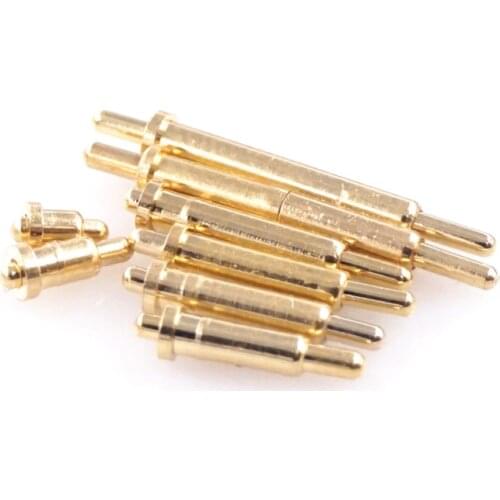 10pcs Double-Ended Pogo Pin Spring 4.5 5.0 6.0 6.5 7.0 7.5 8.0 8.5 9.0 9.5 10.0 10.5 11.0 11.5 12.0 12.5 13.0 13.5 14.0 16.0mm
