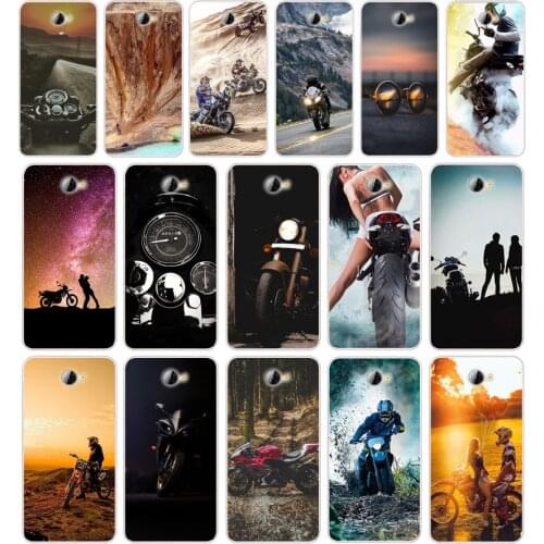 101AA Handsome motorcycle Silicone TPU Cover Phone Case On Case For Huawei Y3 II Y5 II Nova 5T GR3 P40 Lite E Case Soft