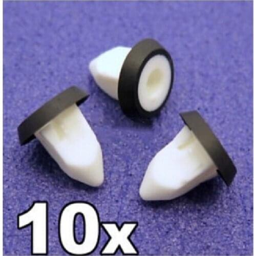 10x For BMW Bodywork & Trim Screw Grommets- Integrated rubber sealing washer