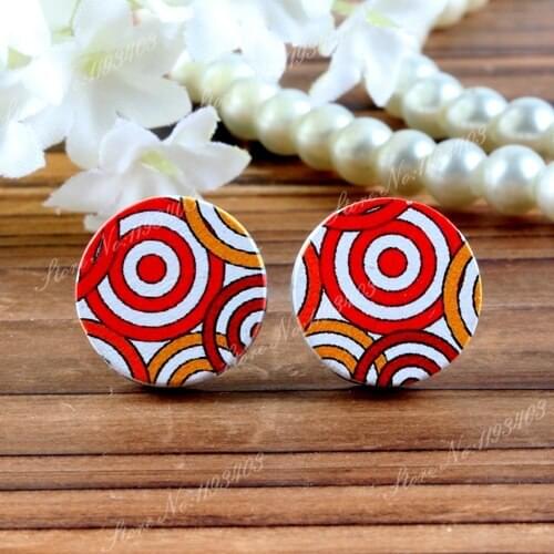 16mm Round High Quality Photo Wood Laser Cut Cabochon to make Rings, Earrings, Bobby pin,Necklaces, Bracelets