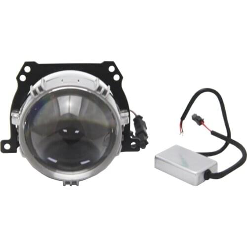 Bedehon 2 PCS 2.5" LHD RHD RX9 Bi LED Biled Projector Car Light Len for freelander 2, for e39 bmw f30 e36 e90 e46 e39 angel eyes