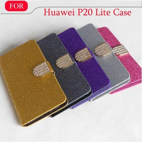 Huawei P20 Lite Case on for Fundas Huawei P20Lite Case for Capa Huawei P20 Lite P20Lite Covers Flip PU Leather Wallet Phone Case