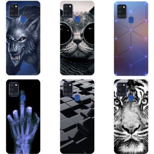 For Samsung Galaxy A21S Case Silicone TPU Phone Case For Samsung A21S A 21S Case Soft Cover