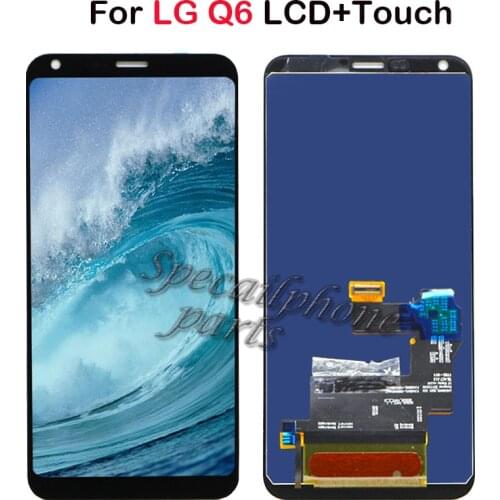 For LG Q6 LCD Display with bezel frame for LG G6 MINI 5.5" LCD DISPLAY TOUCH SCREEN DIGITIZER ASSEMBLY FRAME for M700N M700A LCD