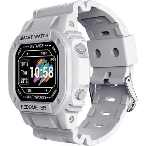 I2 Smart Watch Dustproof Waterproof TPU Heart Rate Blood Pressure SmartWatch Sleep Monitor TFT Color Display Watch for Sports