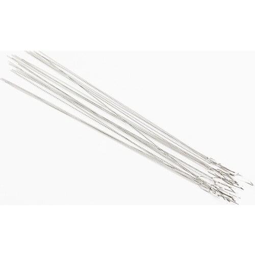 Beading Needles Stainless Steel Big Eye Curved Open Jewelry Making Tools 80mm 100mm 130mm Threading String Sewing Twist Needle