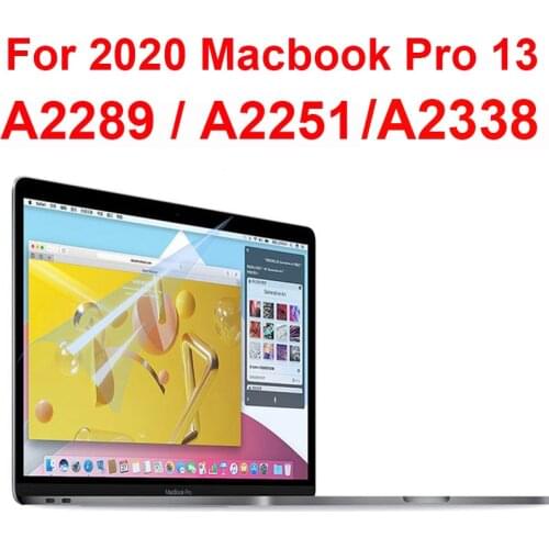 Matte Screen Protector for 2020 Macbook Pro 13 Anti-Glare PET film A2289 A2251 A2338 matt screen guard