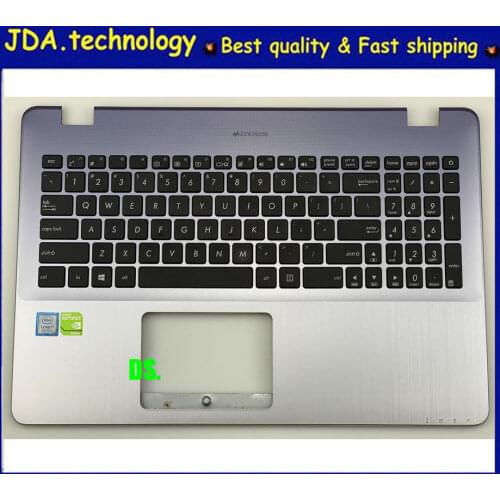 MEIARROW 95%New/org for Asus X542 K542 A542 FL8000UF UN UQ A580U F580U palmrest US keyboard upper cover,Gray