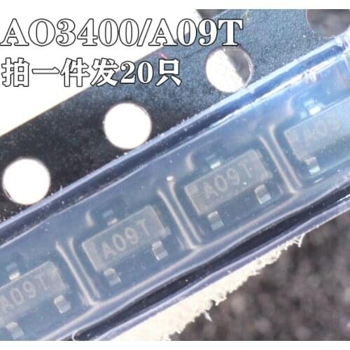 Xinyuan 50PCS/LOT AO3400 SOT23 AO3400A SOT-23 A09T SOT new MOS FET transistor