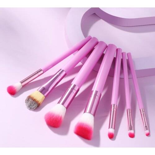 7 PCs Makeup Brush Professional Brush Set Powder Eye Shadow Blending Eyeliner Eyelash Eyebrow Makeup Beauty Makeup Brush