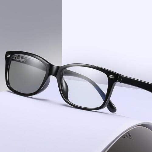 FENCHI TR90 Eyewear Photochromic Computer Glasses Frame Clear Anti Blue Light Blocking Glasses