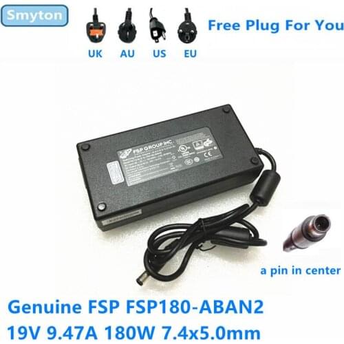 Genuine FSP FSP180-ABAN2 180W Charger 19V 9.47A 7.4x5.0mm with a pin inside FSP180-ABAN1 Laptop Power Supply Adapters