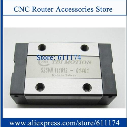 Original TAIWAN TBI Slider block TRH35VN linear guide bearing, TR H35VN linear carriage square linear bearing
