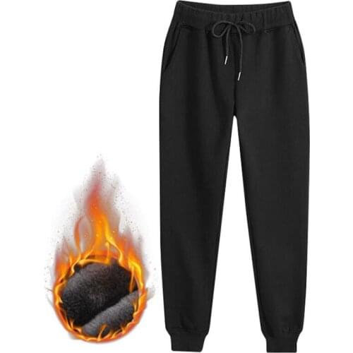 Harem Pants Women Casual Loose Korean Style Thick Plus velvet Sweatpants Autumn Winter Warm Pants Fashion New Trousers Femme