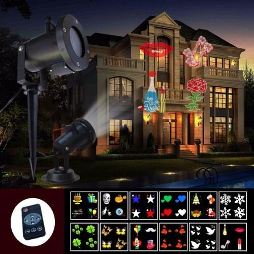 LED projection card light (with remote control)