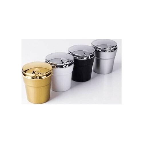 Universal Car Ashtray With Led Lights With Cover Creative Personality Covered Car Inside The Car multi-function Car Supplies