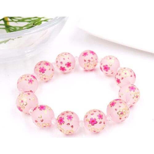 1PCS/LOT New Models Girls Heart Crystal Bangles Department of Fireworks Christmas Network Red Single Ring Bracelet Simple Whole