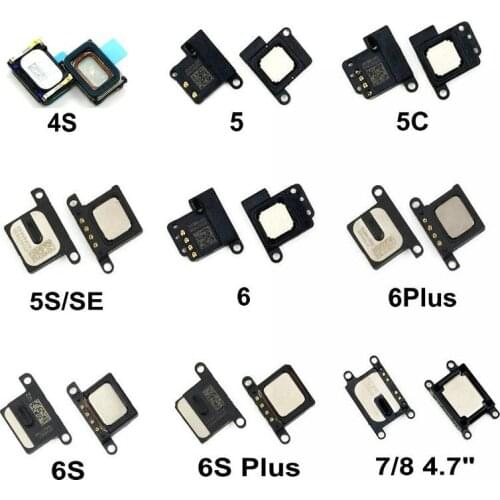 100% Genuine Earpiece Speaker for iPhone 4 4s 5 5s 5c SE 6 6S 7 8 8plus X XR Ear Speaker Earpiece Ear-Speaker phone parts