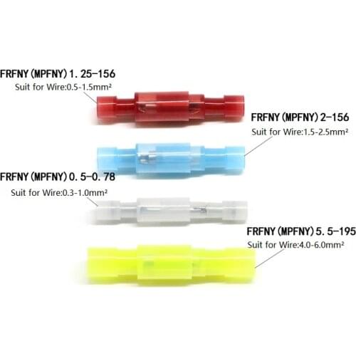 20 set MPFNY FRFNY Type Wire Terminal Female Male Quick Joint Connector Nylon Insulated Bullet Plug Cable Crimp Splice