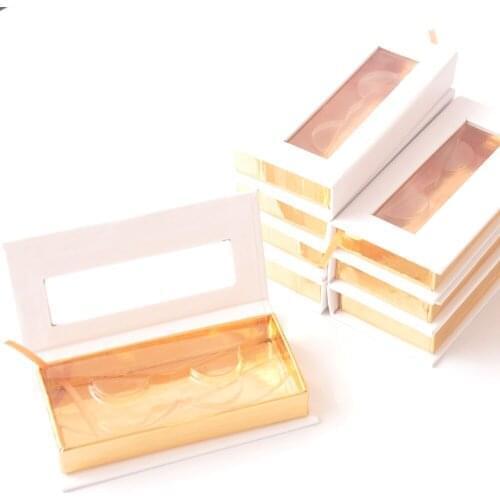 20pcs wholesale square false eyelash packaging box lash boxes packaging custom logo faux mink eyelashes strip empty case vendors