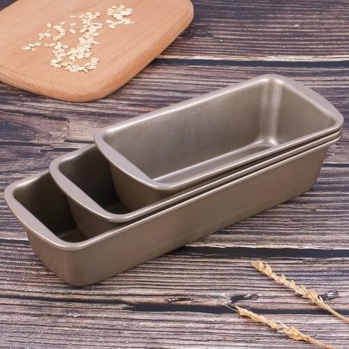 Non-Stick Toast Baking Pan Rectangle Carbon Steel Heavy-duty Cake Fondant Bread Mold Trays Mould Bakeware Tools