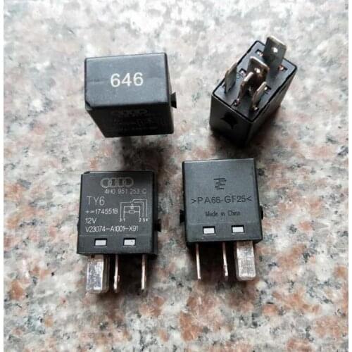 Auto car 12V relay V23374-A1001-X010 V23374A1001X010 12VDC DC12V 12V 5PIN