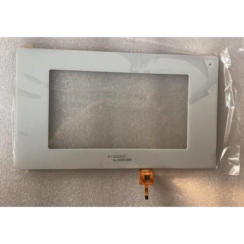 White touch screen For Syscom by KOCOM Capacitive touch screen panel repair and replacement parts free shipping
