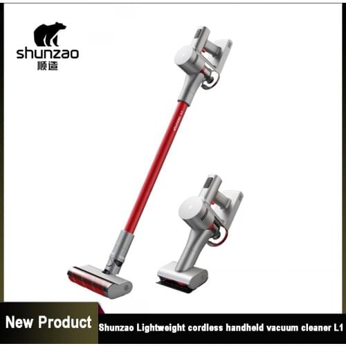 Shunzao Wireless Handheld Vacuum Cleaner L1 105W Strong Suction Vacuuming and Wipping 20K Pa Low Noise