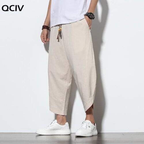 Men Autumn Ankle-length Pants Solid Harem Pants Mens Casual Hip Hop Korean Style Joggers Male High Street Clothes Trousers