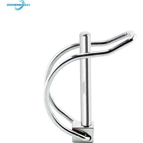 316 Stainless Steel Quick Lock Release Trailer Towing Coupler Safety Pin Bicycle Stroller Cargo Boat Stage Leg Hitch Hook Clip