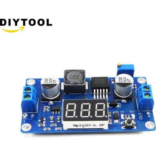 DC-DC XL6009 Digital Boost Step Up Power Supply Module Adjustable 4.5-32V to 5-52V Step-up Voltage Regulator With LED Voltmeter