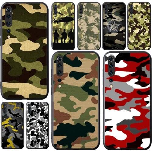 Camouflage Pattern For Xiaomi Mi 11i 11 10T 10 9T 9 A3 8 Lite CC9 SE Note10 Lite Ultra Pro Soft Silicone Phone Case
